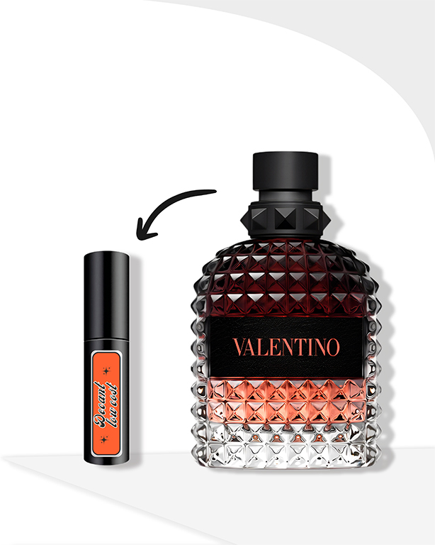 Decant Valentino born in Roma coral fantasy